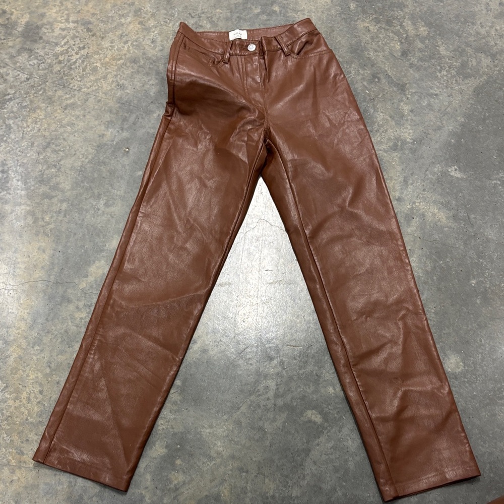 Wilfred faux leather pant